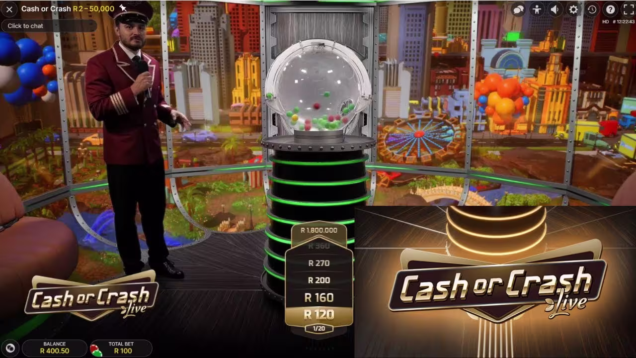 Cash or Crash Casino-Crash-Spiel von Evolution Gaming bei Aldi Slots Deutschland