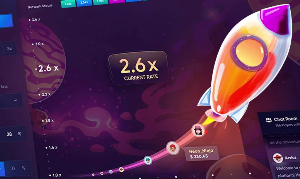 Crash Casino-Spiel von Roobet bei Aldi Slots Deutschland