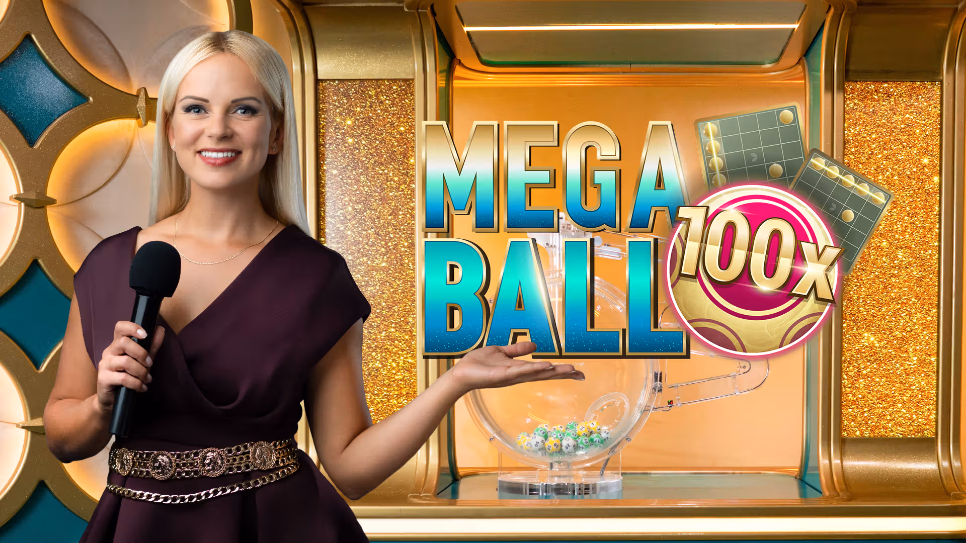 Mega Ball Live-Casino-Spiel von Evolution Gaming bei Aldi Slots Deutschland