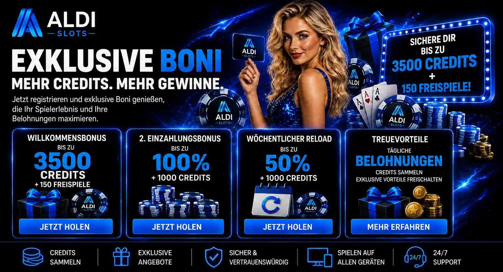Aldi Slots Deutschland Promotionen und Casino-Boni